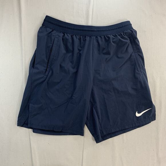 Nike Flex Vent Max Shorts Mens Large Blue Athletic Stretch Lightweight Training - Picture 1 of 7